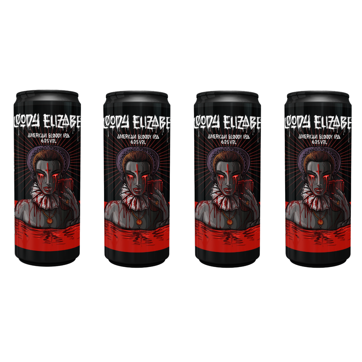 BLOODY ELIZABETH - 4 pack 33 cl