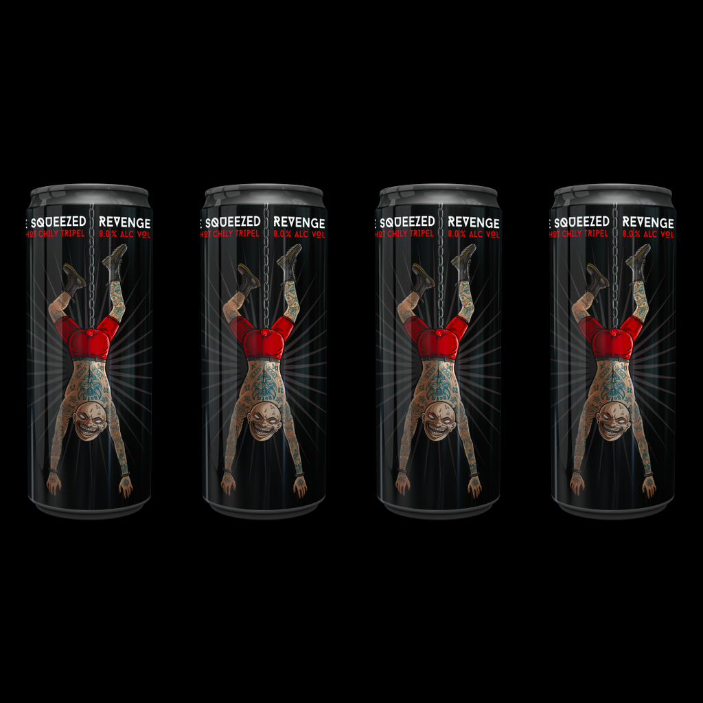 THE SQUEEZED REVENGE - 4 pack 33 cl - Ft. WILD RACCOON
