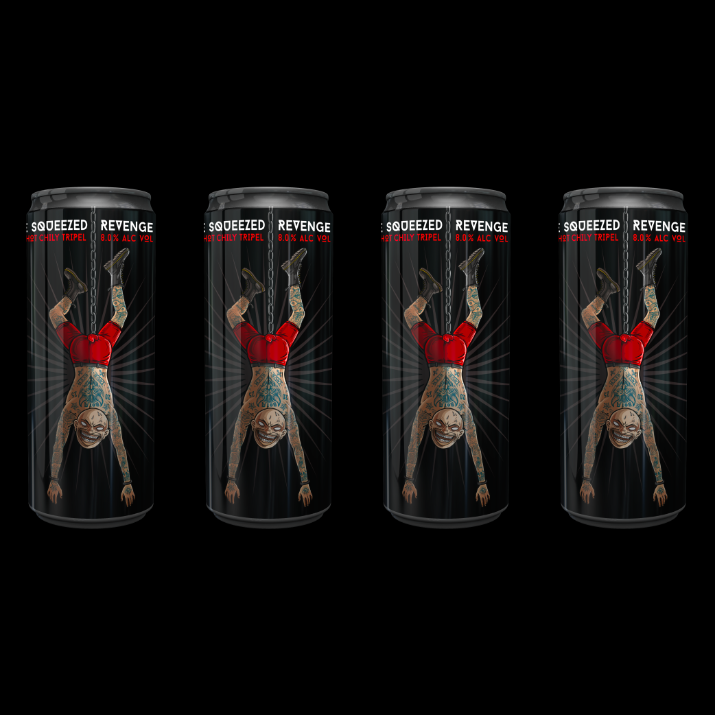 THE SQUEEZED REVENGE - 4 pack 33 cl - Ft. WILD RACCOON